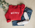 Load image into Gallery viewer, Merry Christmas Sweatshirt
