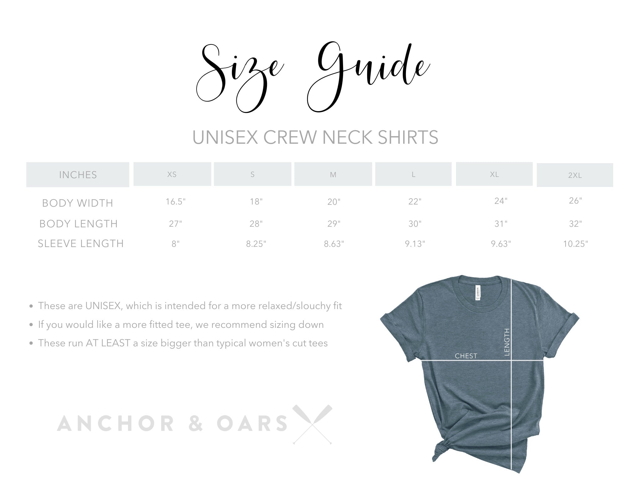 Out of the Office TShirt - Anchor and Oars