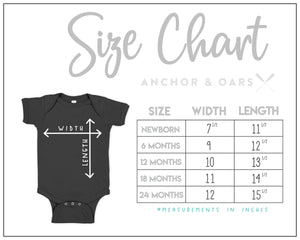 Not Made For Winter Baby Onesie - Anchor and Oars