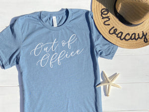 Out of the Office TShirt - Anchor and Oars