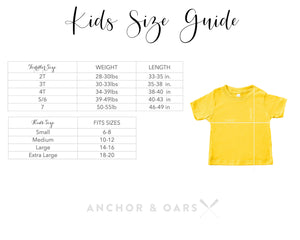 First Mate Kids Tee - Anchor and Oars