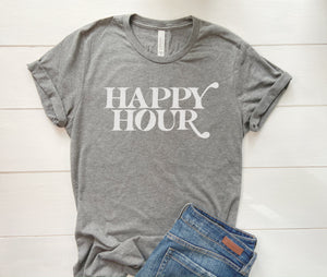 Happy Hour Shirt - Anchor and Oars