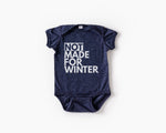 Load image into Gallery viewer, Not Made For Winter Baby Onesie - Anchor and Oars
