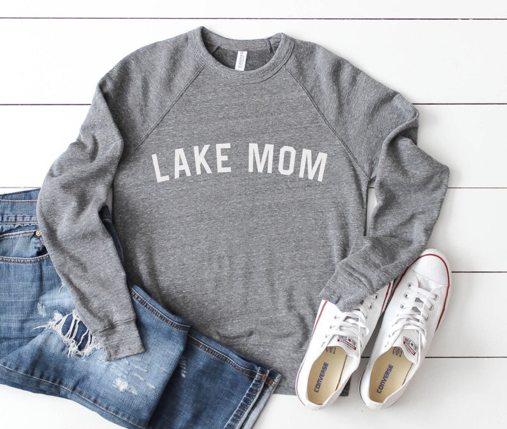 Lake Mom Sweatshirt - Anchor and Oars